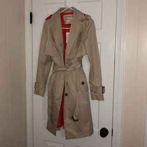 Anthropologie raincoat - beige